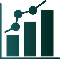 Bar chart Vector Icon Design