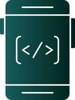 Coding Vector Icon Design