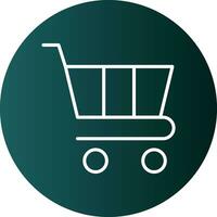 Shopping Cart Vector Icon Design