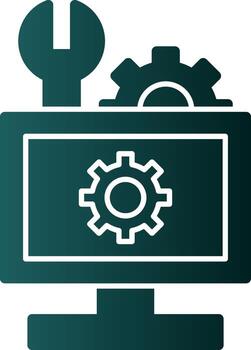Hardware Troubleshooting Vector Icon Design