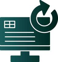System Restore Vector Icon Design