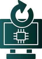 Hardware Upgrade Vector Icon Design