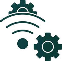 Wireless Network Setup Vector Icon Design