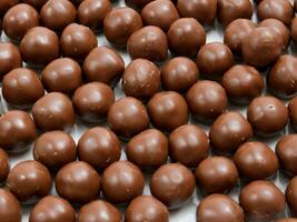 chocolate balls in a bowl photo