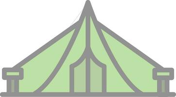 Tent Vector Icon Design