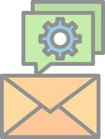 Email Support Vector Icon Design