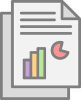 Seo Report Vector Icon Design