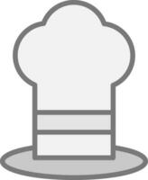 diseño de icono de vector de sombrero de chef