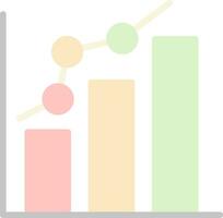 Bar chart Vector Icon Design