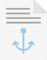 Anchor Text Vector Icon Design