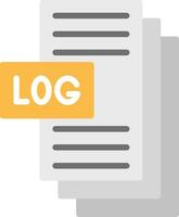 System Logs Vector Icon Design