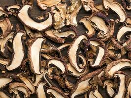 close - up of a pile of mushrooms, background photo