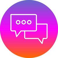 Speech bubble Vector Icon Design