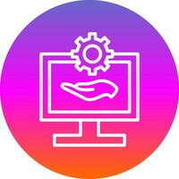 Software Support Vector Icon Design