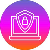 System Security Vector Icon Design