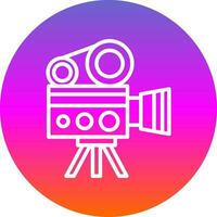 diseño de icono de vector de cámara de video