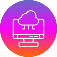 Cloud Computing Vector Icon Design