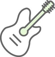 diseño de icono de vector de guitarra