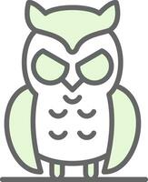 Owl Vector Icon Design