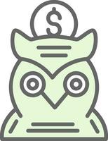 Owl Vector Icon Design