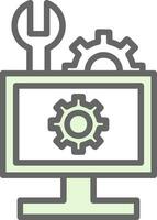 Hardware Troubleshooting Vector Icon Design