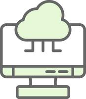 Cloud Computing Vector Icon Design