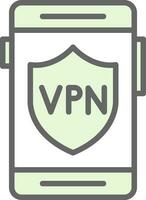 diseño de icono de vector vpn