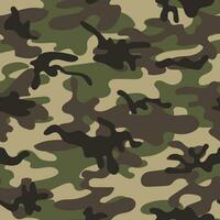 Camouflage seamless pattern. Texture military camouflage seamless pattern. Abstract army and hunting masking ornament. vector