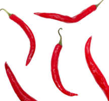 Red chili peppers pattern png