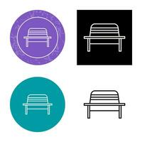 Garden Bench Vector Icon