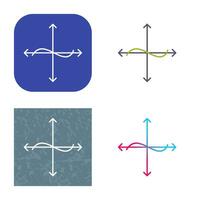 Unique Graph Vector Icon