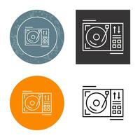 Turntable Vector Icon