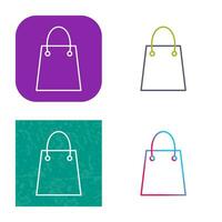 Unique Shopping Bag Vector Icon