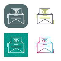 Invitation Card Vector Icon