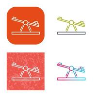 Seesaw Vector Icon