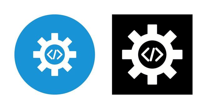 Unique Code Optimization Vector Icon