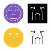 Unique Castle Vector Icon