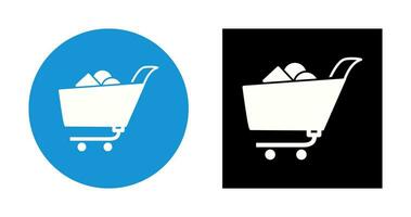 Unique Shopping Cart II Vector Icon