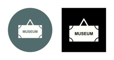 Museum Tag Vector Icon