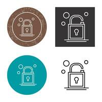 Open Lock Vector Icon