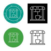 Unique Coffee Machine Vector Icon