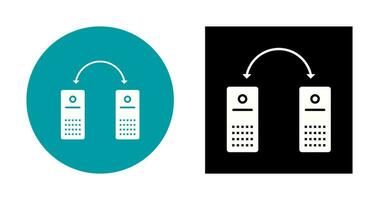 Unique Connected Systems Vector Icon