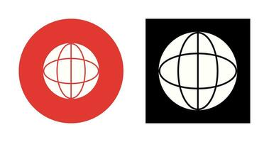 Unique Globe Vector Icon