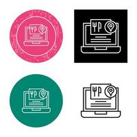 Food Delivery Vector Icon