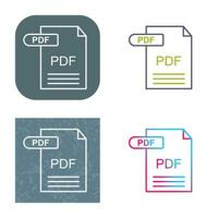 PDF Vector Icon