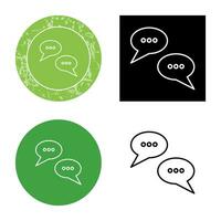 Conversation Bubbles Vector Icon