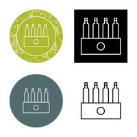 Unique Pack of Beers Vector Icon