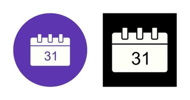 Unique Calendar Vector Icon