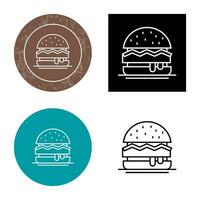 Hamburger Vector Icon