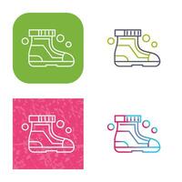 Ski Boots Vector Icon